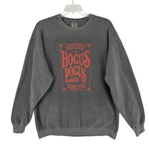 Hocus Pocus Sanderson Sisters Graphic Sweatshirt Washed Gray 2XL Womens Witchy